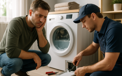 Washer Not Draining Water: Causes, Fixes, Error Codes, and When to Call a Repair Technician